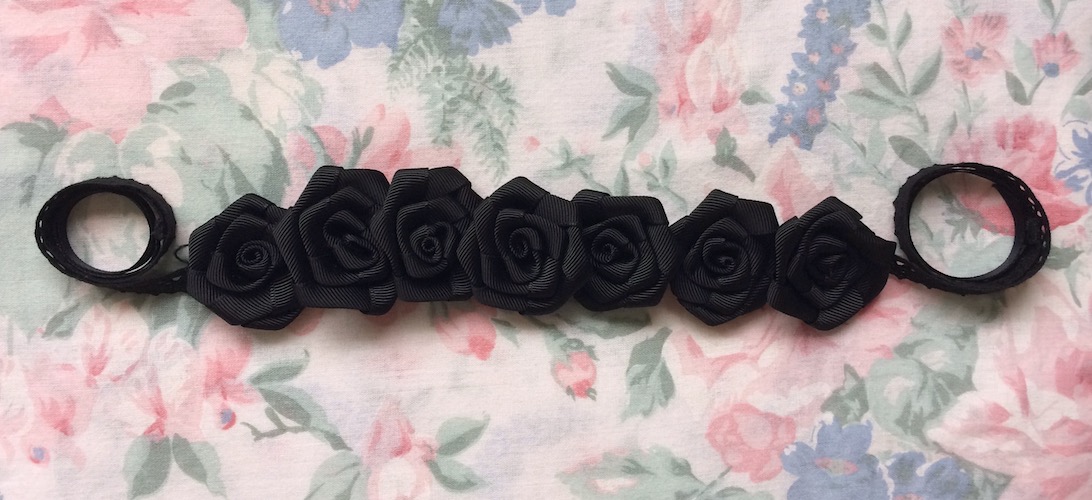 black rose headdress