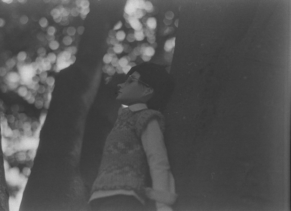 mayberry leaning on tree 2