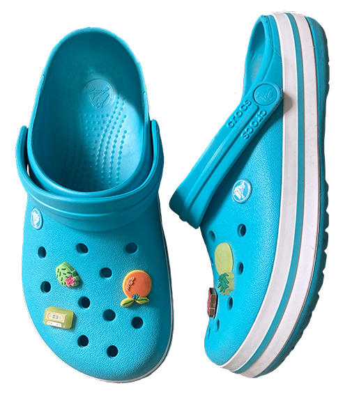 blue crocs