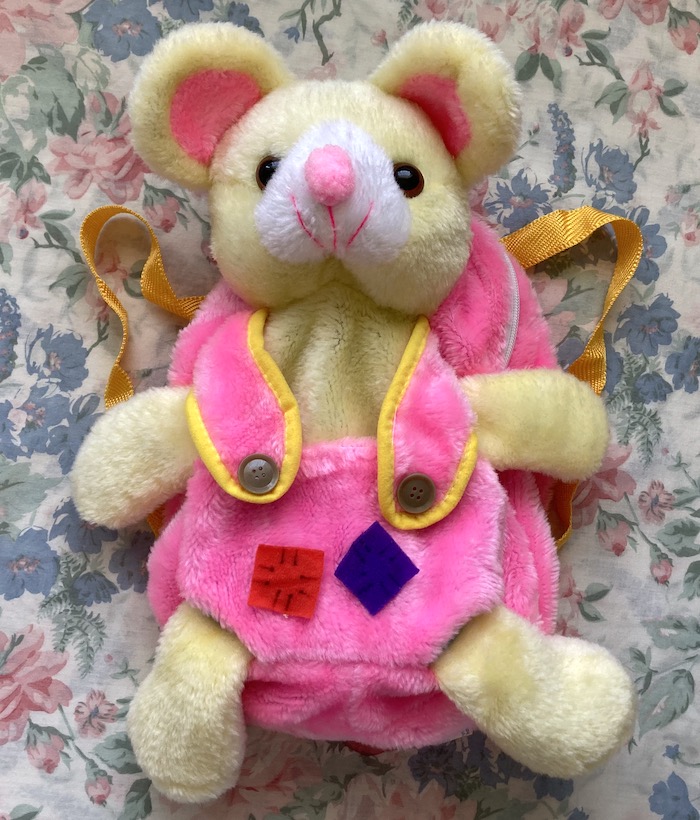 yellow mouse backpack