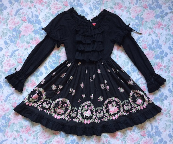 black thumbelina dress