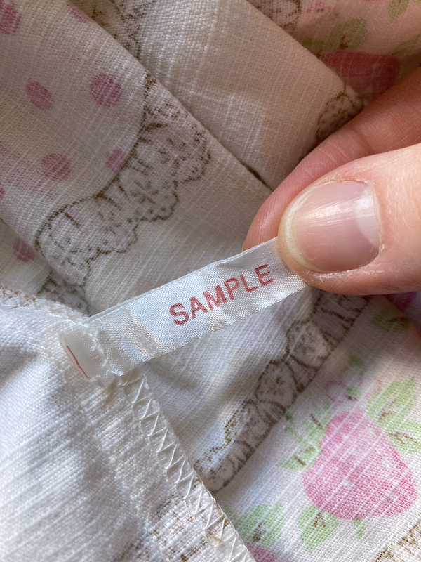 sample tag detail
