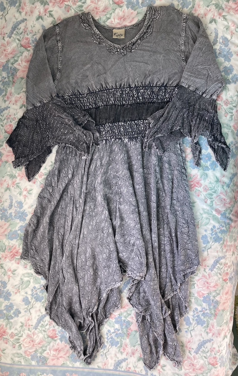 dark grey dress