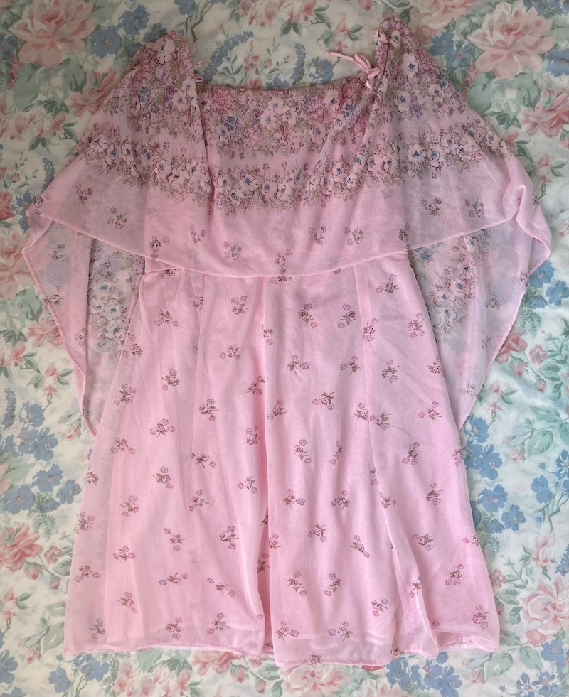 pink mini dress
