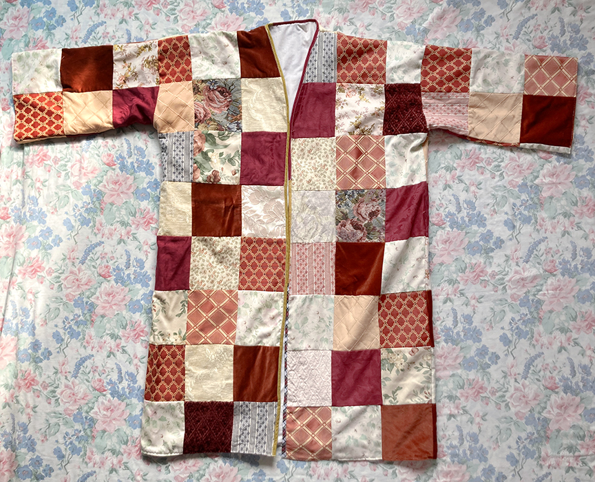 patchwork housecoat