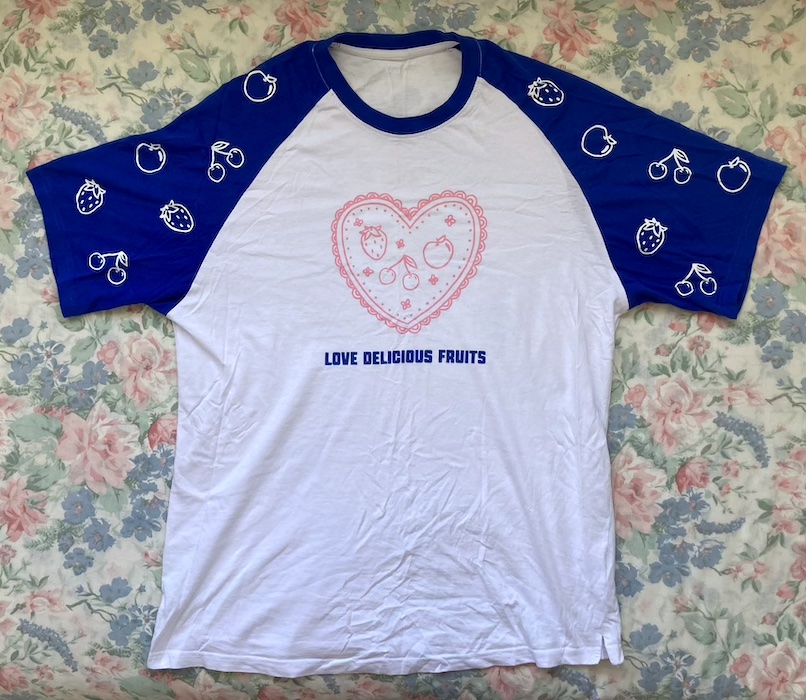 fruit print t shirt