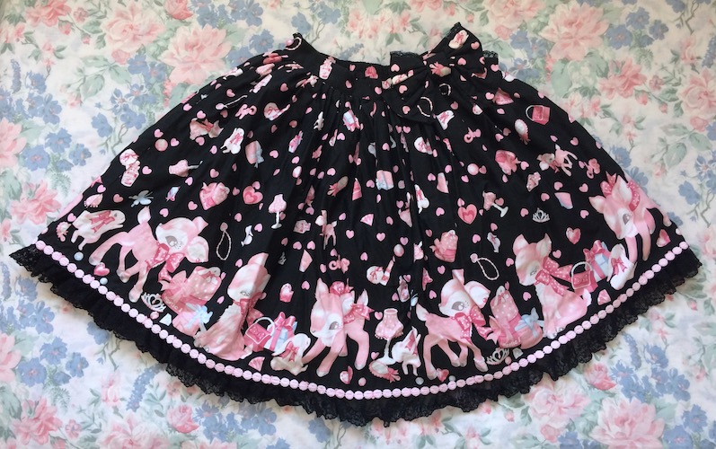 milky chan fawn skirt