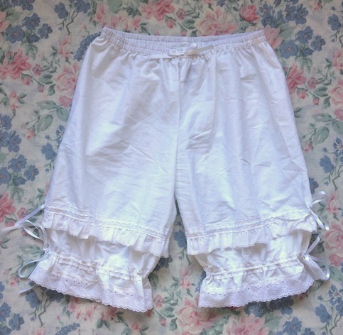 white bloomers