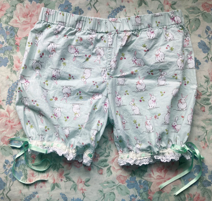 mint bunny bloomers