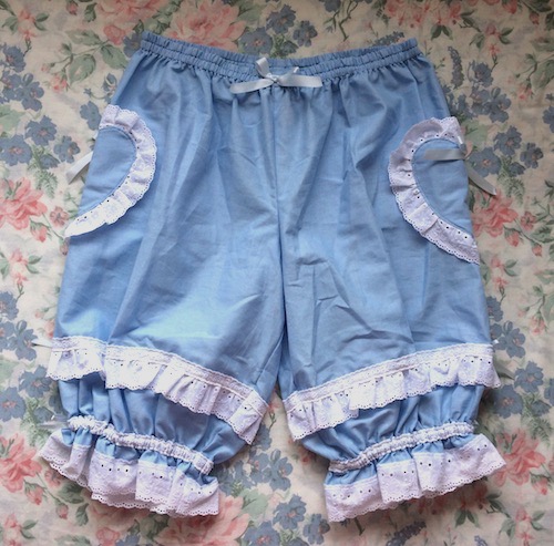 blue bloomers