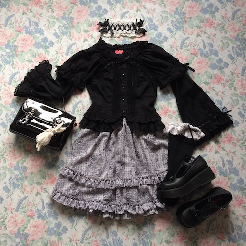 gothic gingham coord