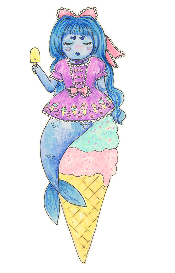 ice cream mermaid