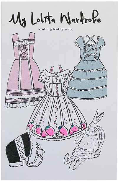 wardrobe colouring book