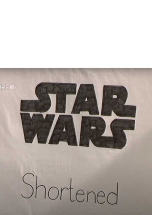 star wars shortened