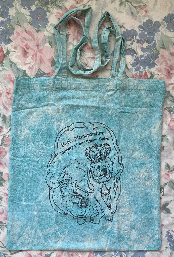 tie dye tote bag