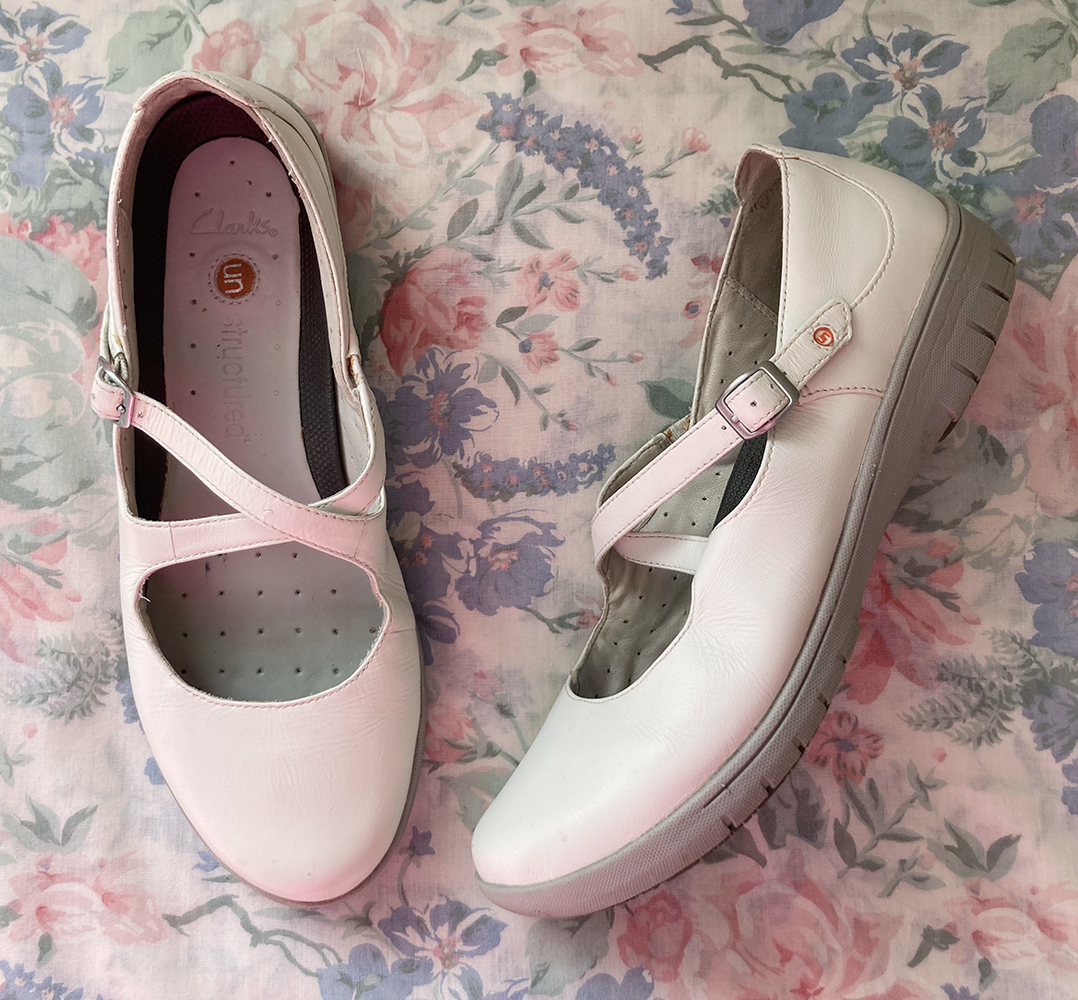 white mary janes
