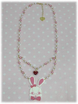 lyrical bunny necklace